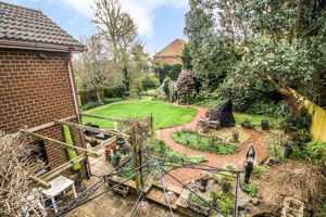 VIEW OF GARDEN FROM THE SECOND BEDROOM- click for photo gallery